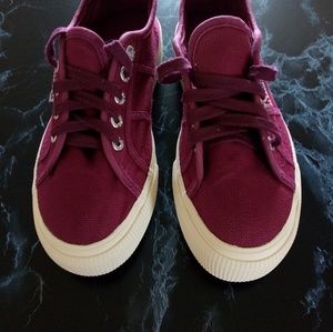 Superga Platform Shoes Size 37, US 6.5